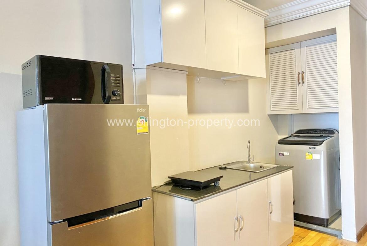 1 Bedroom Service Apartment For Rent In Bkk1 - Ellington Property