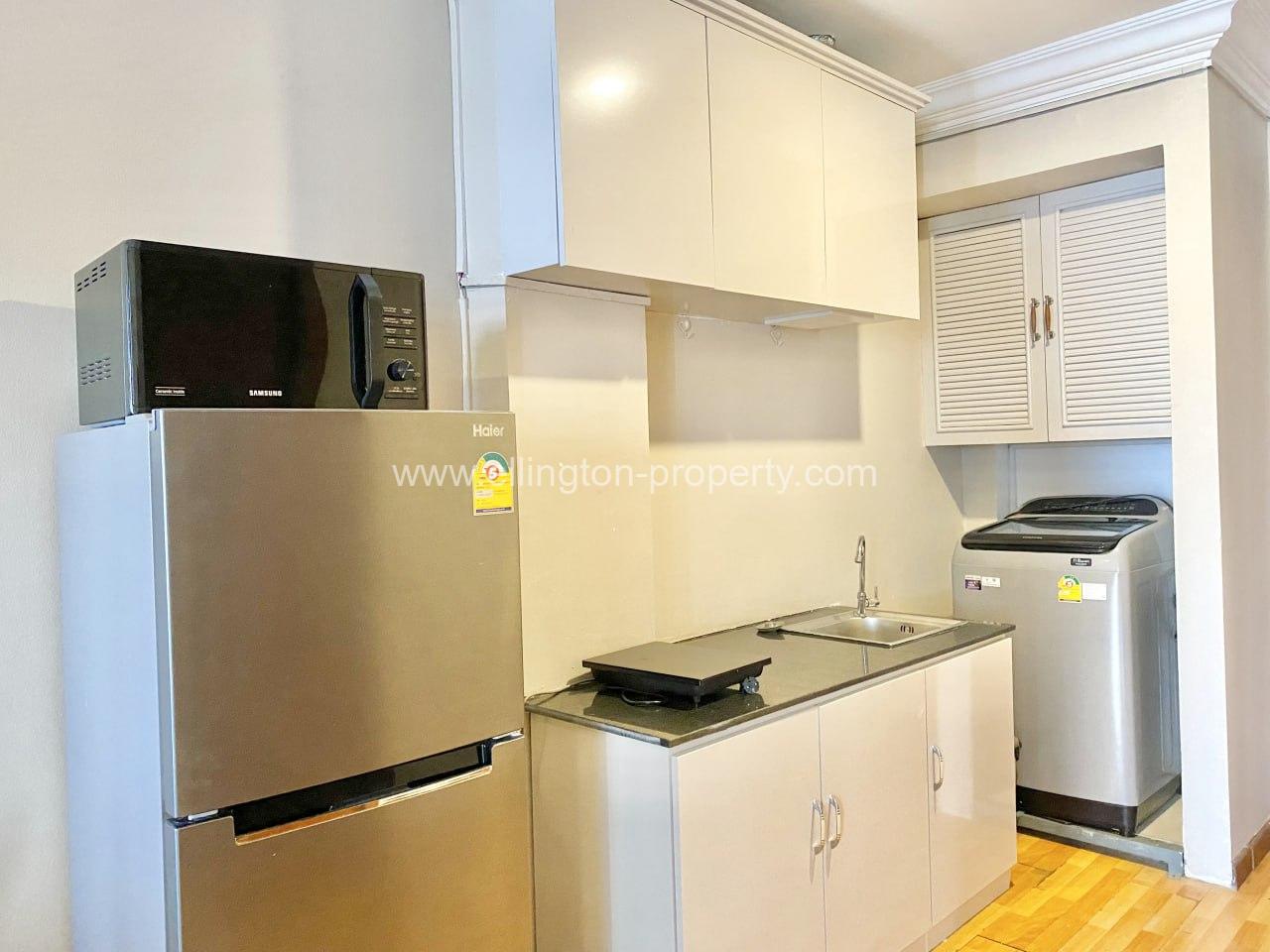 1 Bedroom Service Apartment For Rent In Bkk1 - Ellington Property