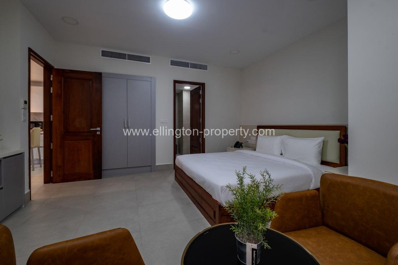 1 Bedroom Service Apartment For Rent In Bkk1 Area - Ellington Property