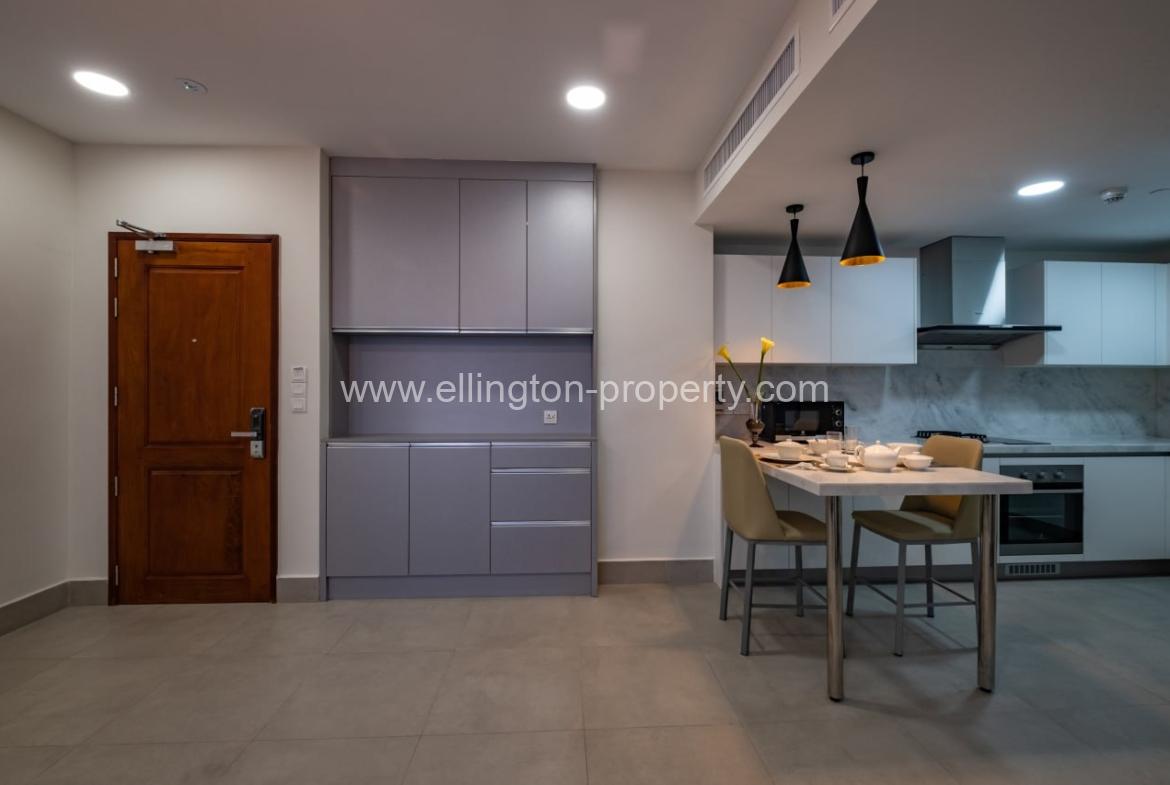 1 Bedroom Service Apartment For Rent In Bkk1 Area - Ellington Property