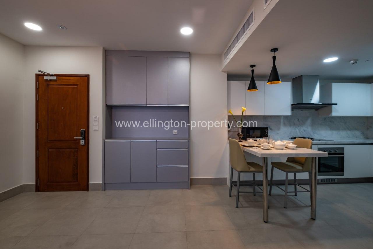 1 Bedroom Service Apartment For Rent In Bkk1 Area - Ellington Property