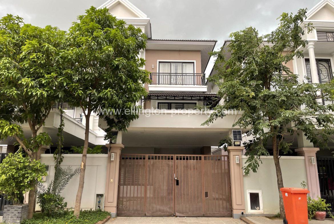 Villa For Rent In Borey Peng Hout The Star Diamond (street 60m) - Ellington Property