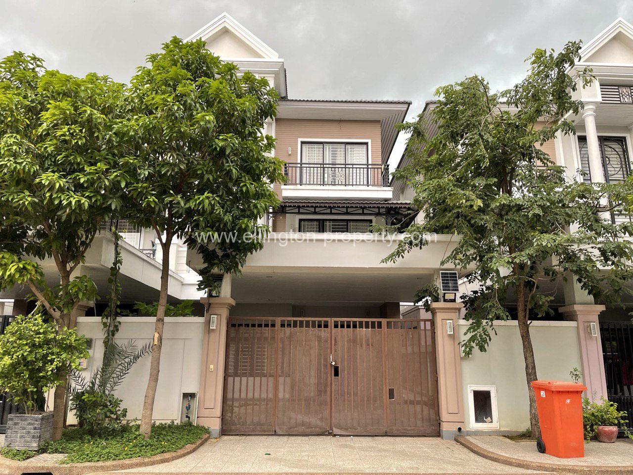 Villa For Rent In Borey Peng Hout The Star Diamond (street 60m) - Ellington Property