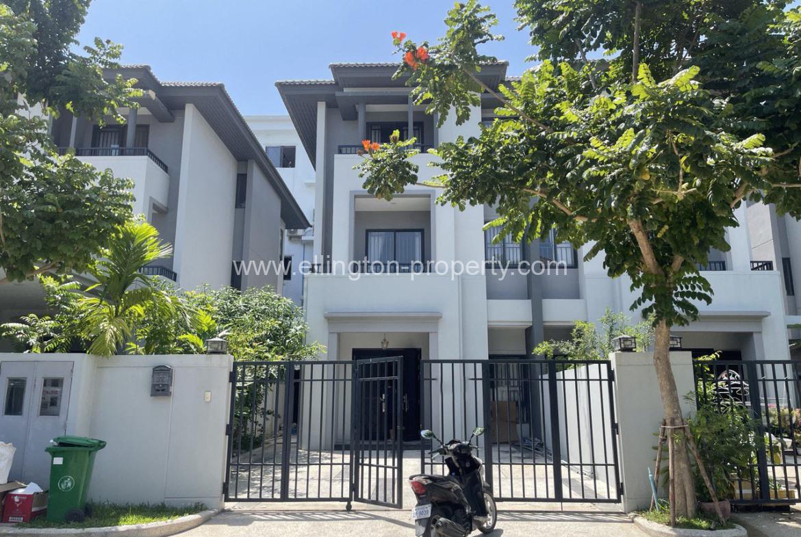 Villa For Rent In Borey Chip Mong 271 - Ellington Property