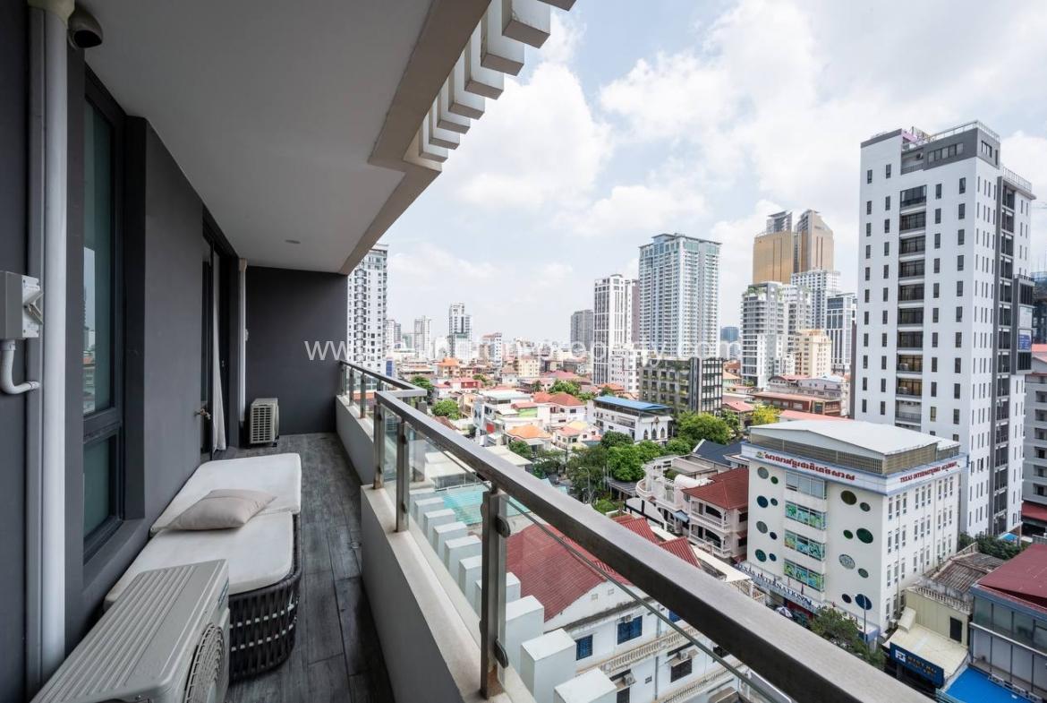 1 Bedroom Service Apartment For Rent In Bkk1 - Ellington Property