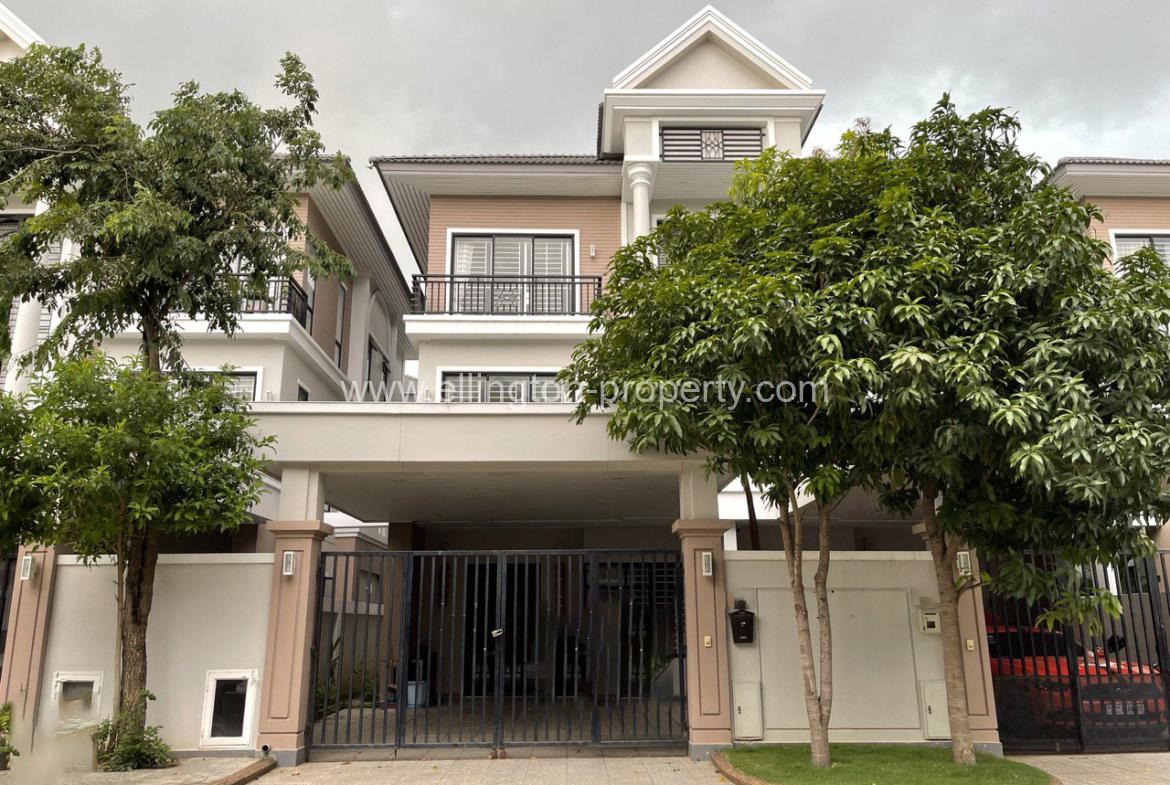 Villa For Rent In Borey Peng Huoth The Star Diamond - Ellington Property