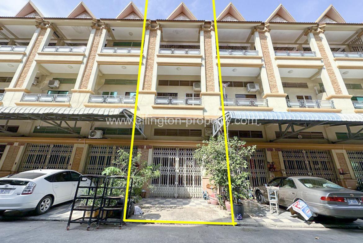 Flat House For Rent In Borey Peng Houth - Ellington Property