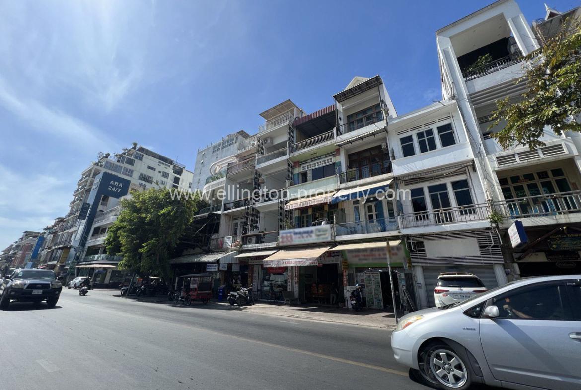 Shophouse For Rent In Daun Penh Area - Ellington Property