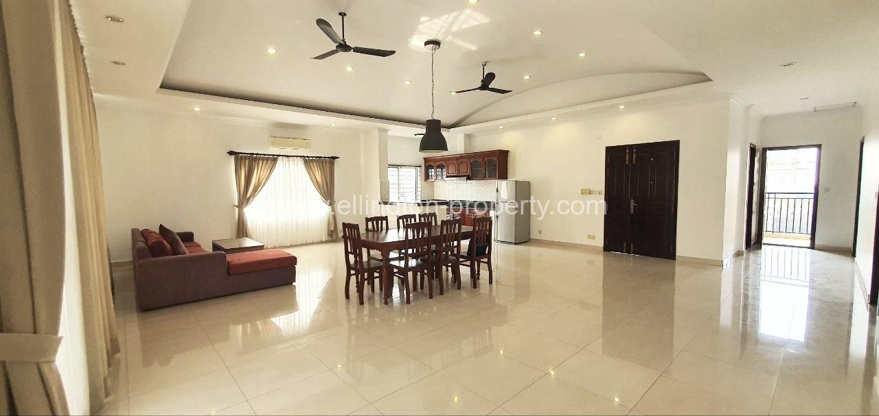 3 Bedrooms Penthouse Apartment For Rent In Tonle Basac - Ellington Property