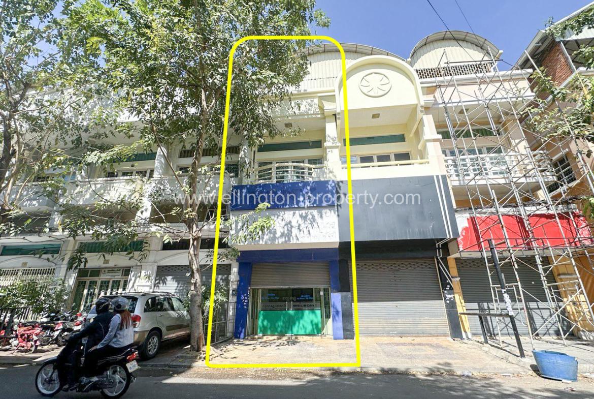 Shophouse For Rent In Chamkar Morn - Ellington Property