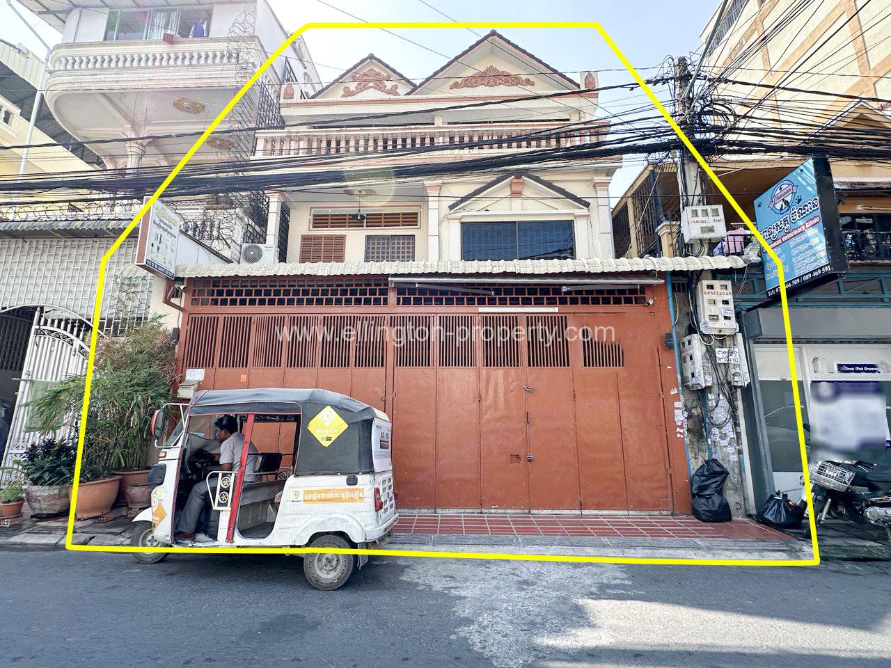 Shophouse For Rent In Bkk - Ellington Property