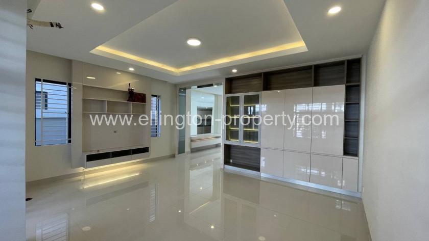 Villa For Rent In Borey Penghuoth The Star Mera Garden (street 50m) - Ellington Property