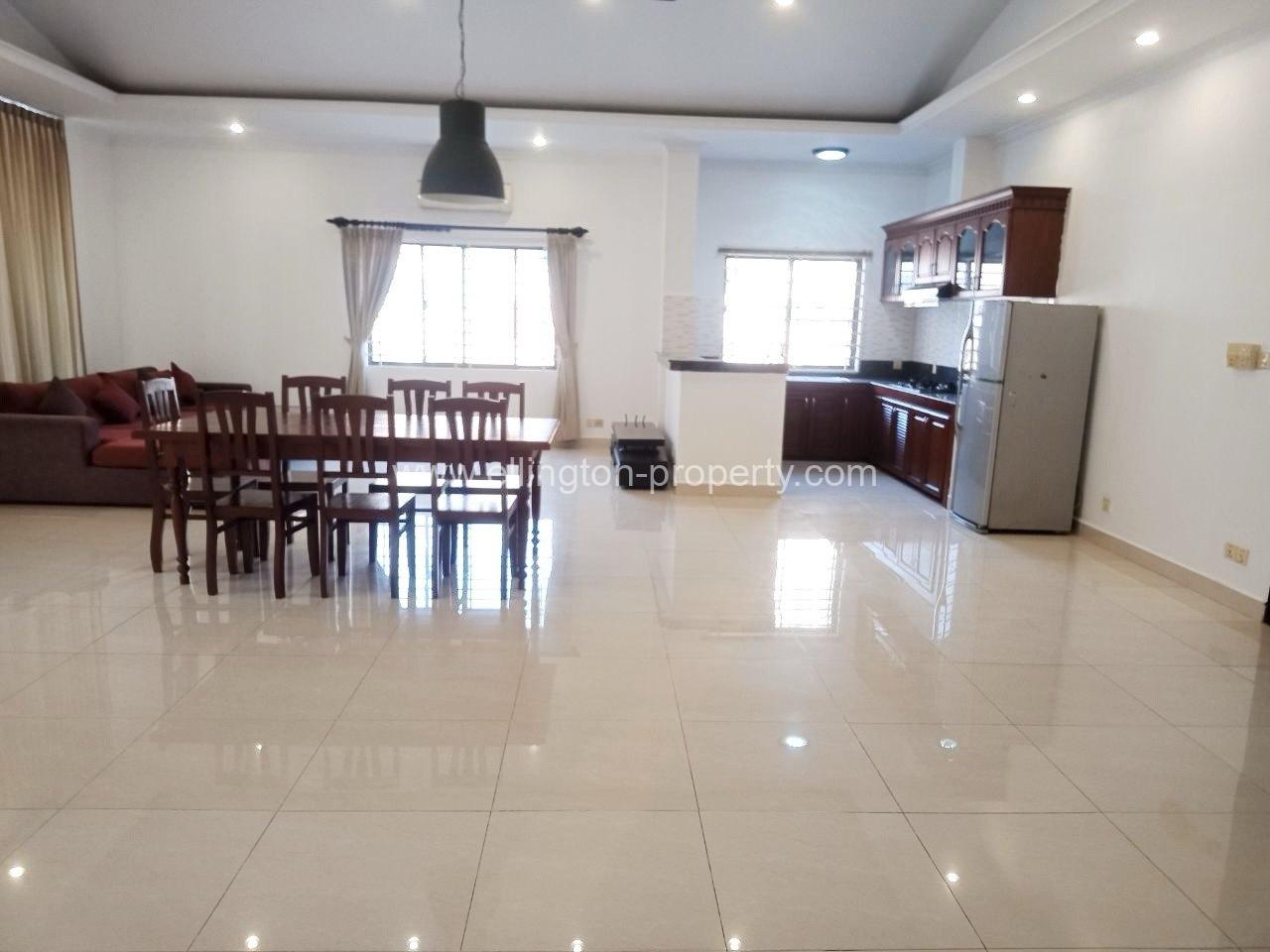 3 Bedrooms Penthouse Apartment For Rent In Tonle Basac - Ellington Property