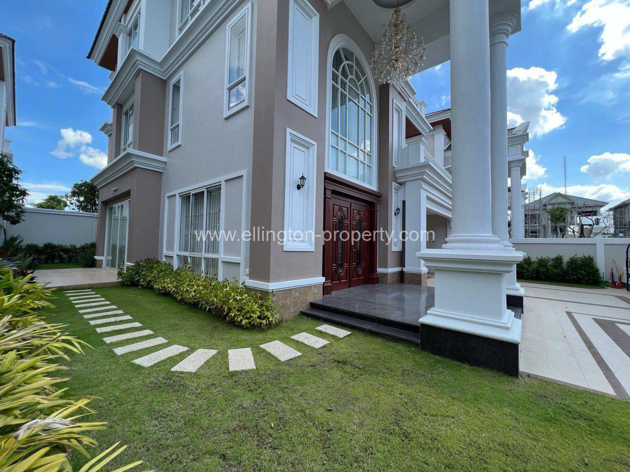 Villa For Rent In Borey Penghuoth The Star Mera Garden  - Ellington Property