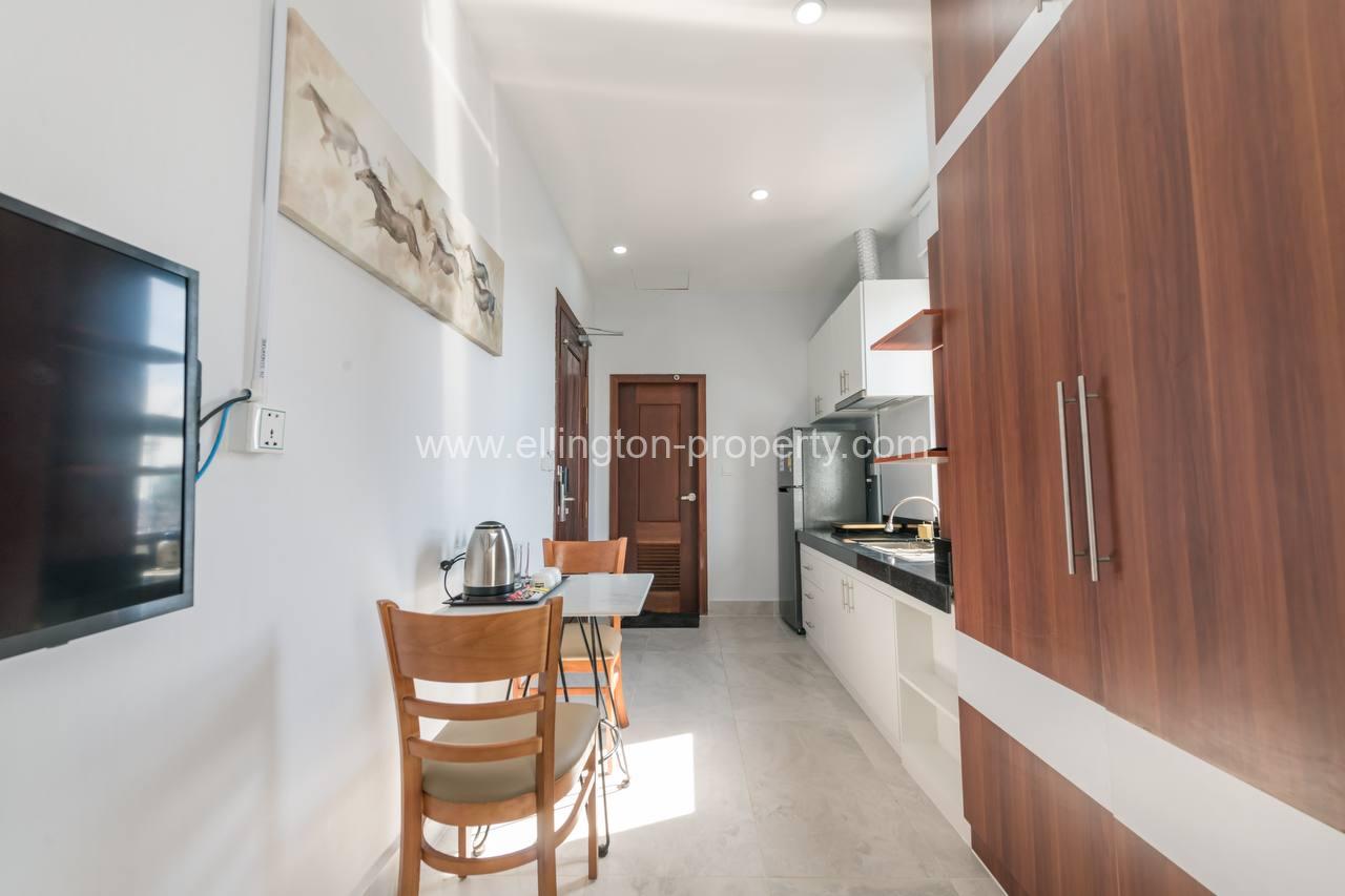 Studio Room Service Apartment For Rent In Daun Penh - Ellington Property