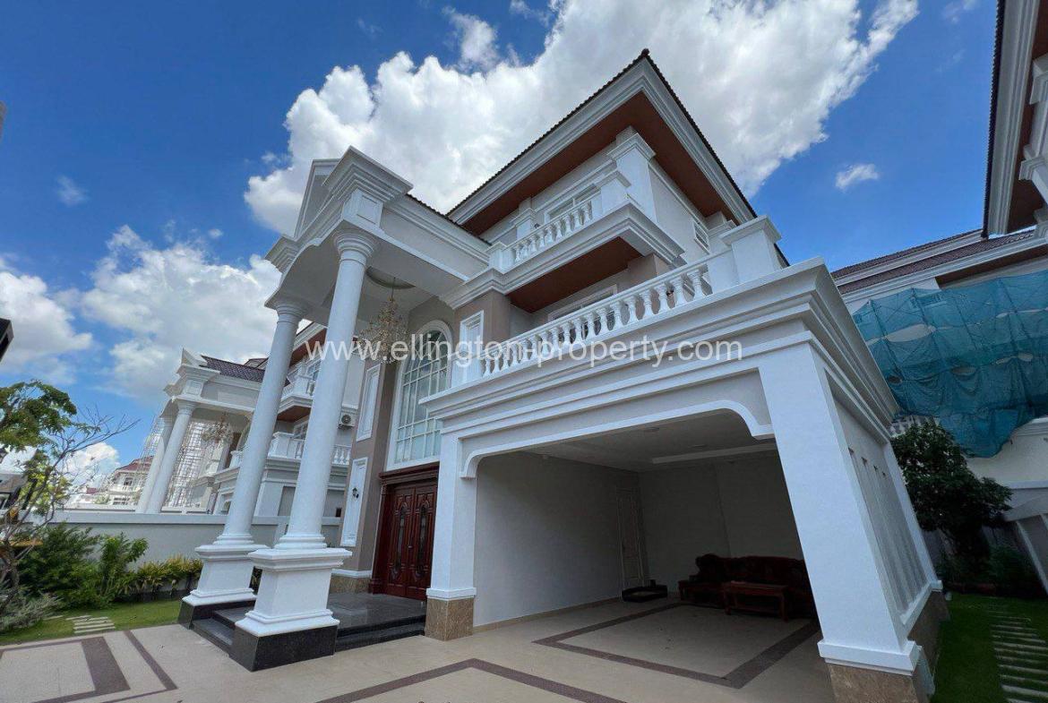 Villa For Rent In Borey Penghuoth The Star Mera Garden  - Ellington Property