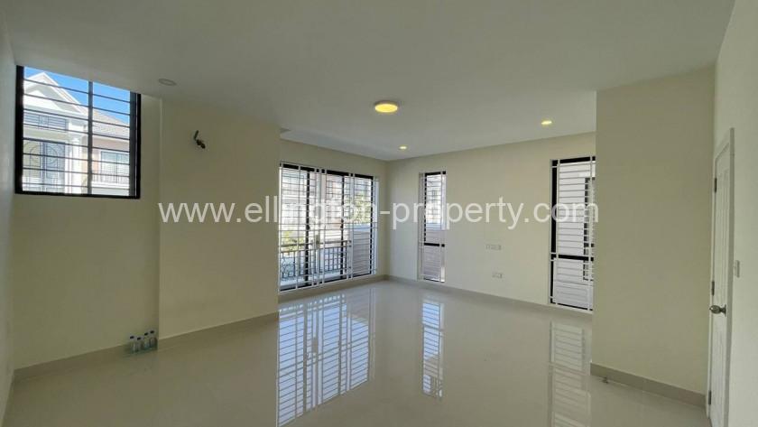 Villa For Rent In Borey Penghuoth The Star Mera Garden (street 50m) - Ellington Property