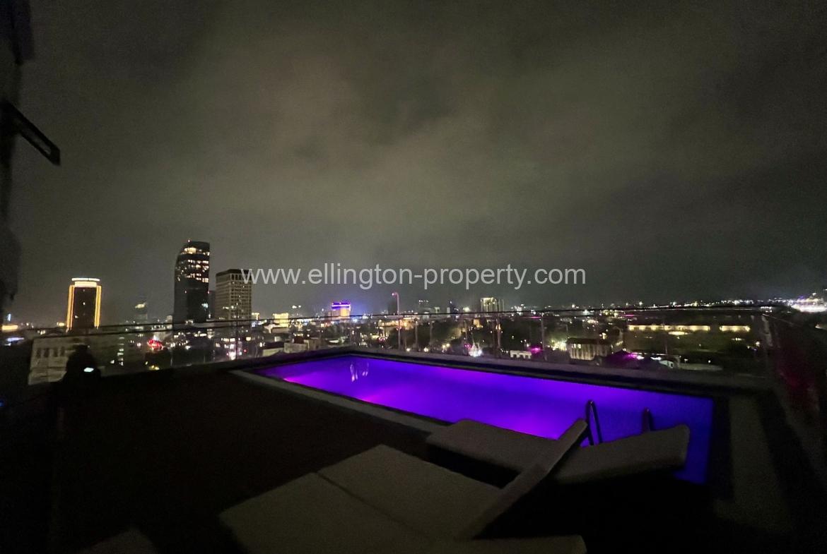 Studio Room Service Apartment For Rent In Daun Penh - Ellington Property