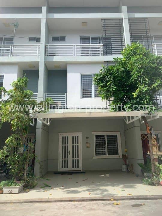 Villa For Rent In Borey Peng Huoth Russey Keo - Ellington Property