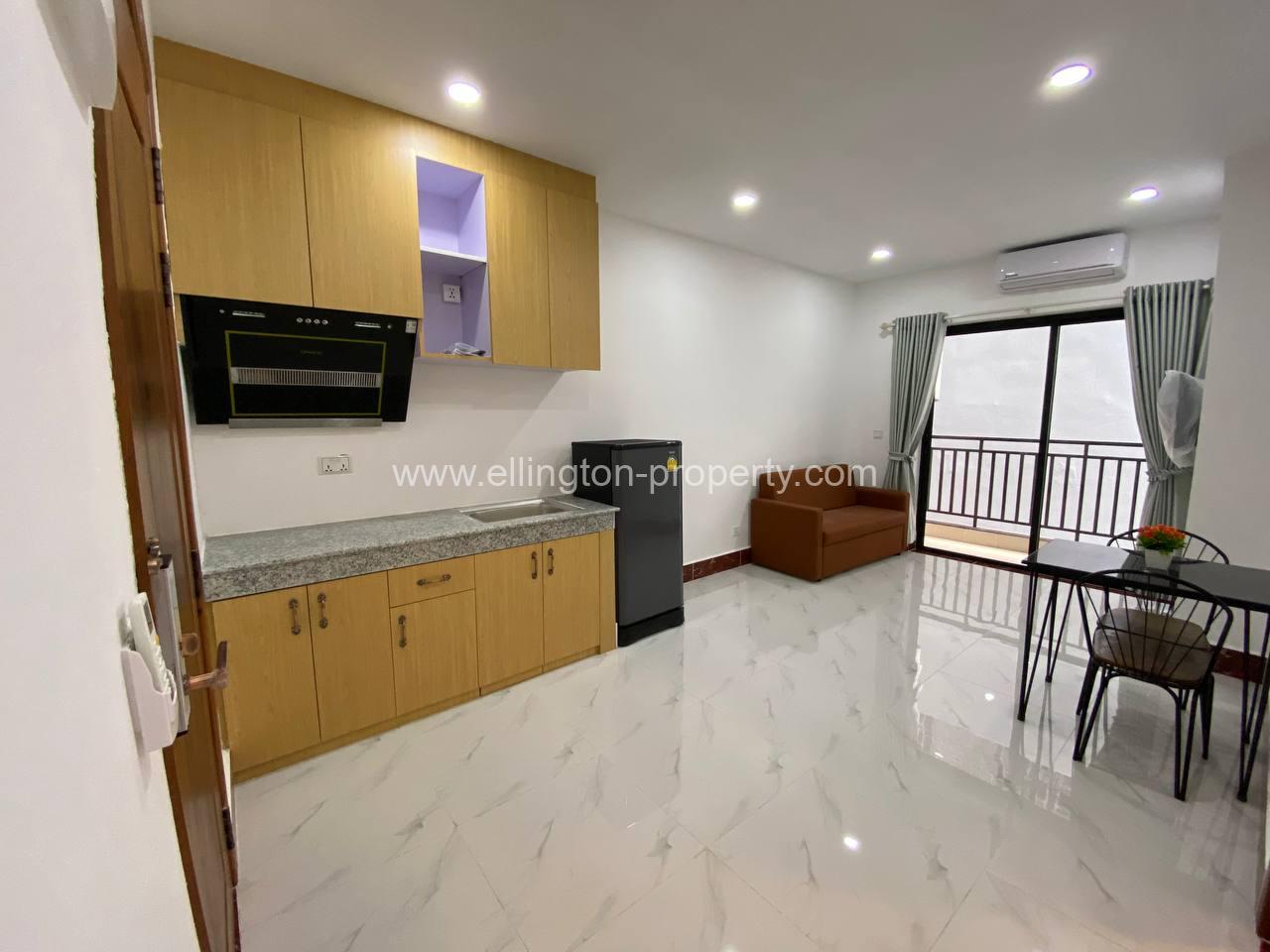 1 Bedroom Service Apartment For Rent In Toul Tompong Area - Ellington Property