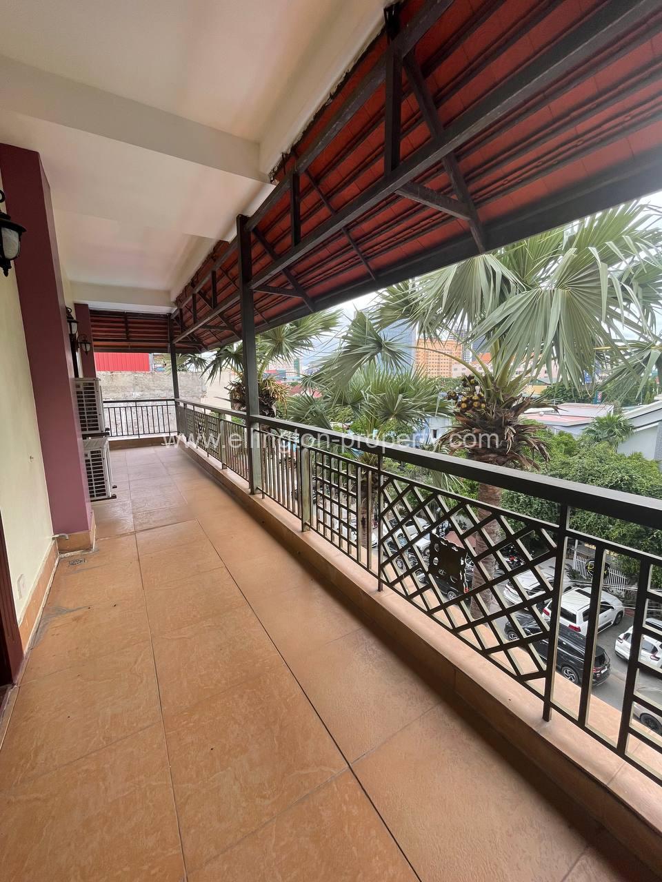 Two Bedrooms Service Apartment For Rent In Daun Penh Area - Ellington Property