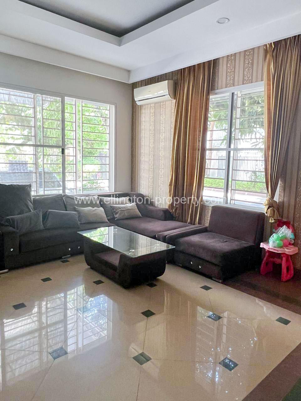 Villa For Rent In Borey Peng Houth - Ellington Property