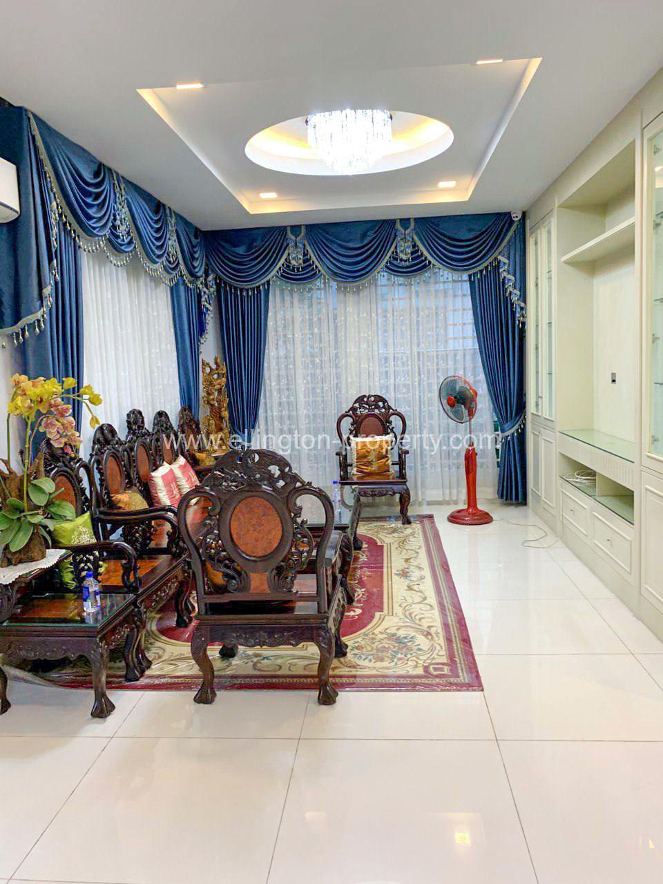 Queen Villa For Rent Borey Peng Houth - Ellington Property