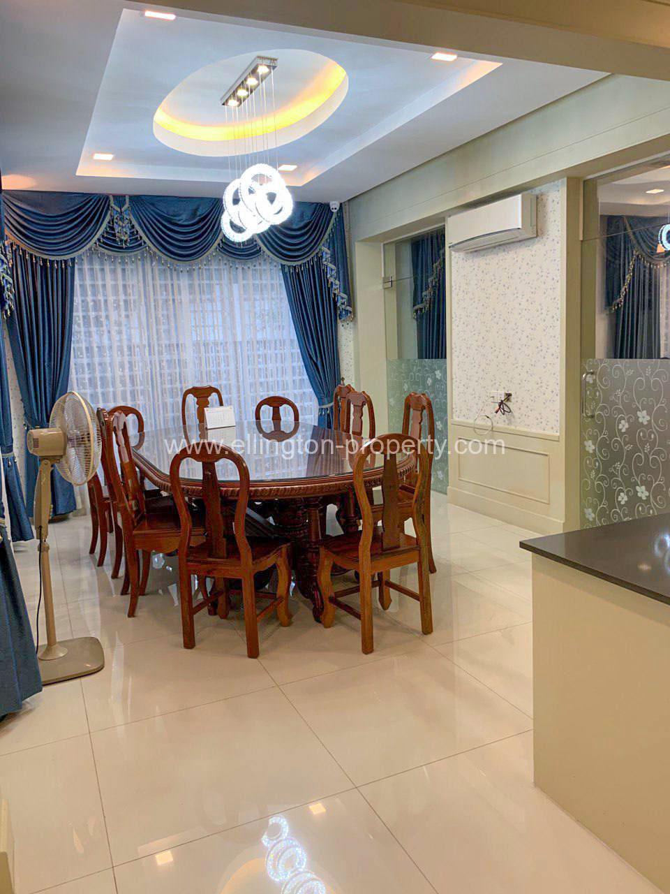 Queen Villa For Rent Borey Peng Houth - Ellington Property