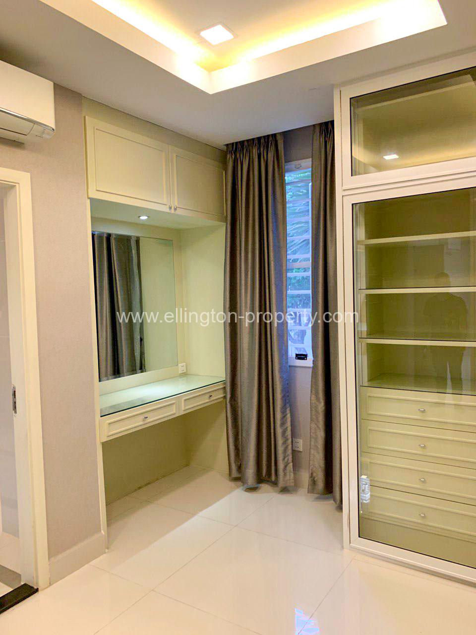 Queen Villa For Rent Borey Peng Houth - Ellington Property