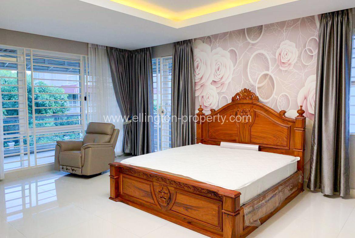 Queen Villa For Rent Borey Peng Houth - Ellington Property