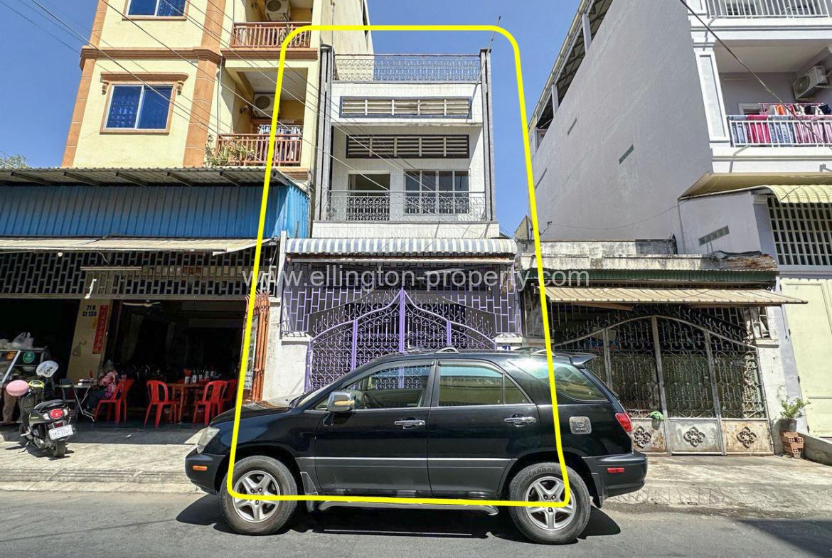 Shophouse For Rent In Toul Kork Area - Ellington Property