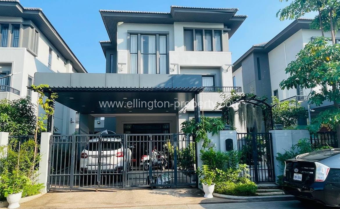 Single Villa For Rent In Borey Chip Mong - Ellington Property