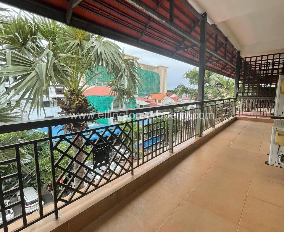 Two Bedrooms Service Apartment For Rent In Daun Penh Area - Ellington Property