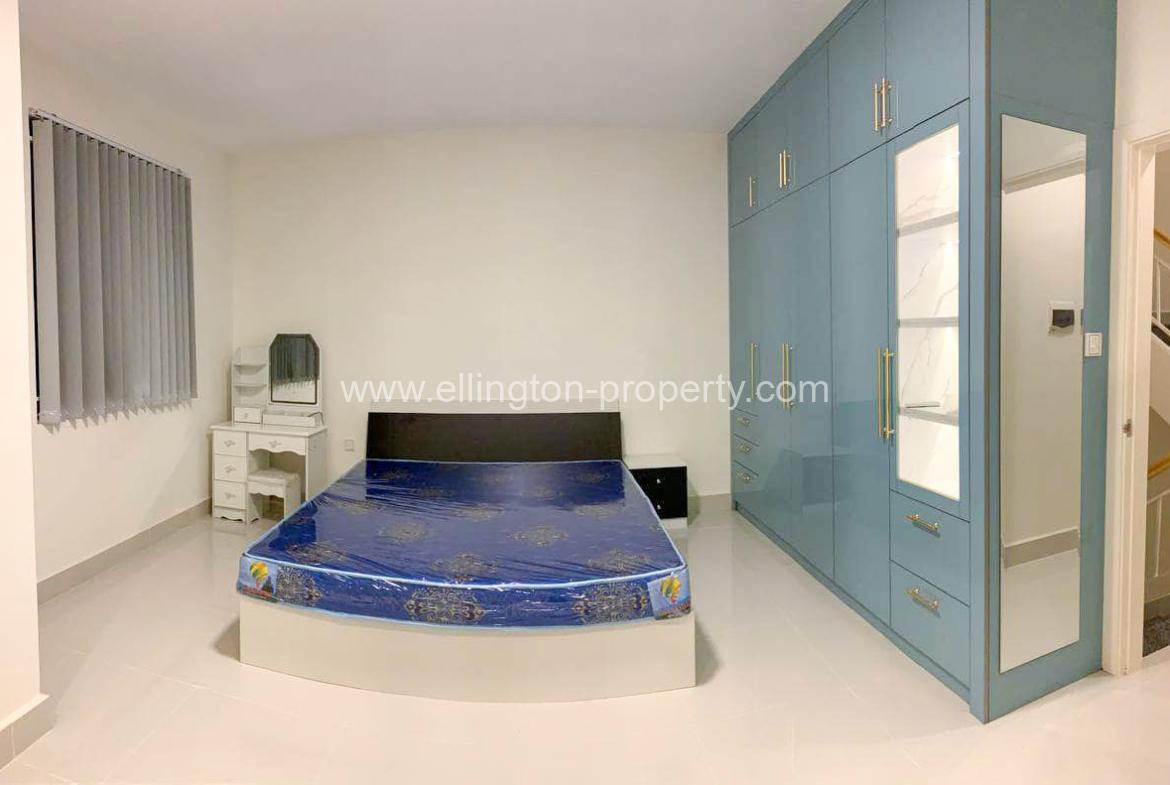 Twin Villa For Rent In Borey Peng Houth - Ellington Property