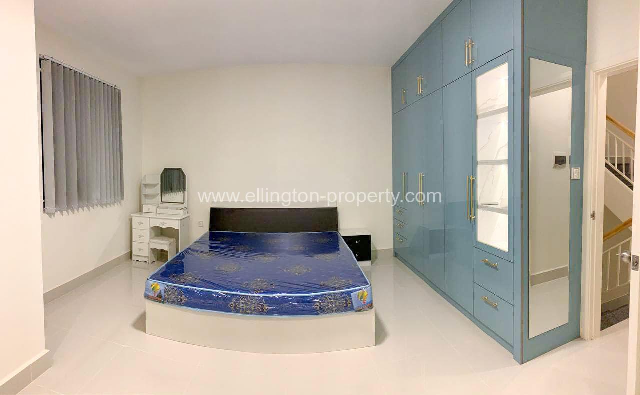 Twin Villa For Rent In Borey Peng Houth - Ellington Property