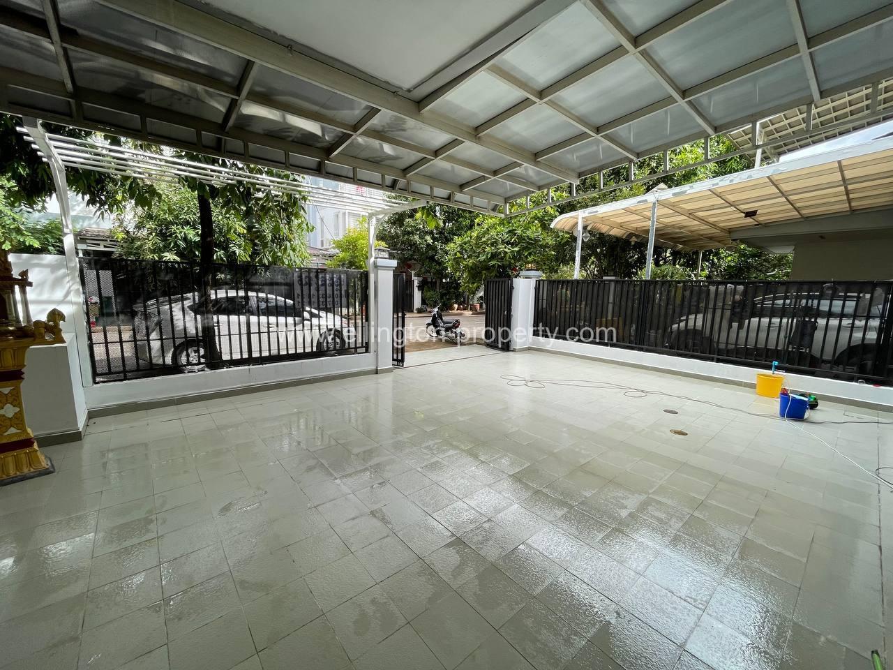 Twin Villa For Rent In Borey Peng Houth - Ellington Property