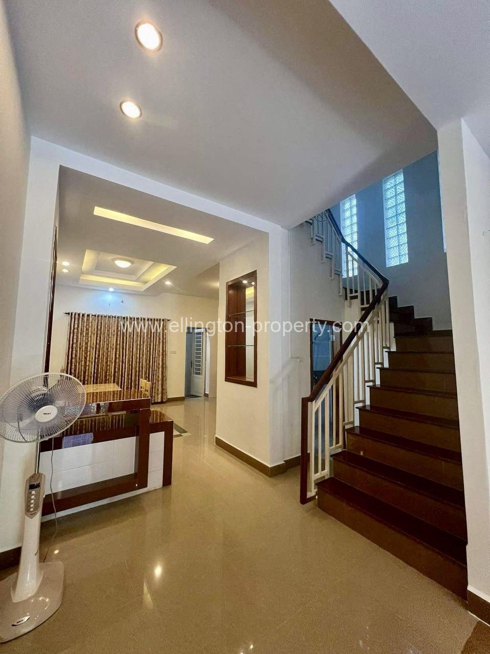 Villa For Rent In Borey Peng Huoth Boerng Snor - Ellington Property