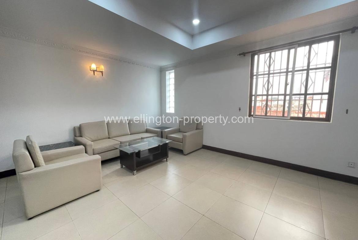 Two Bedrooms Service Apartment For Rent In Daun Penh Area - Ellington Property