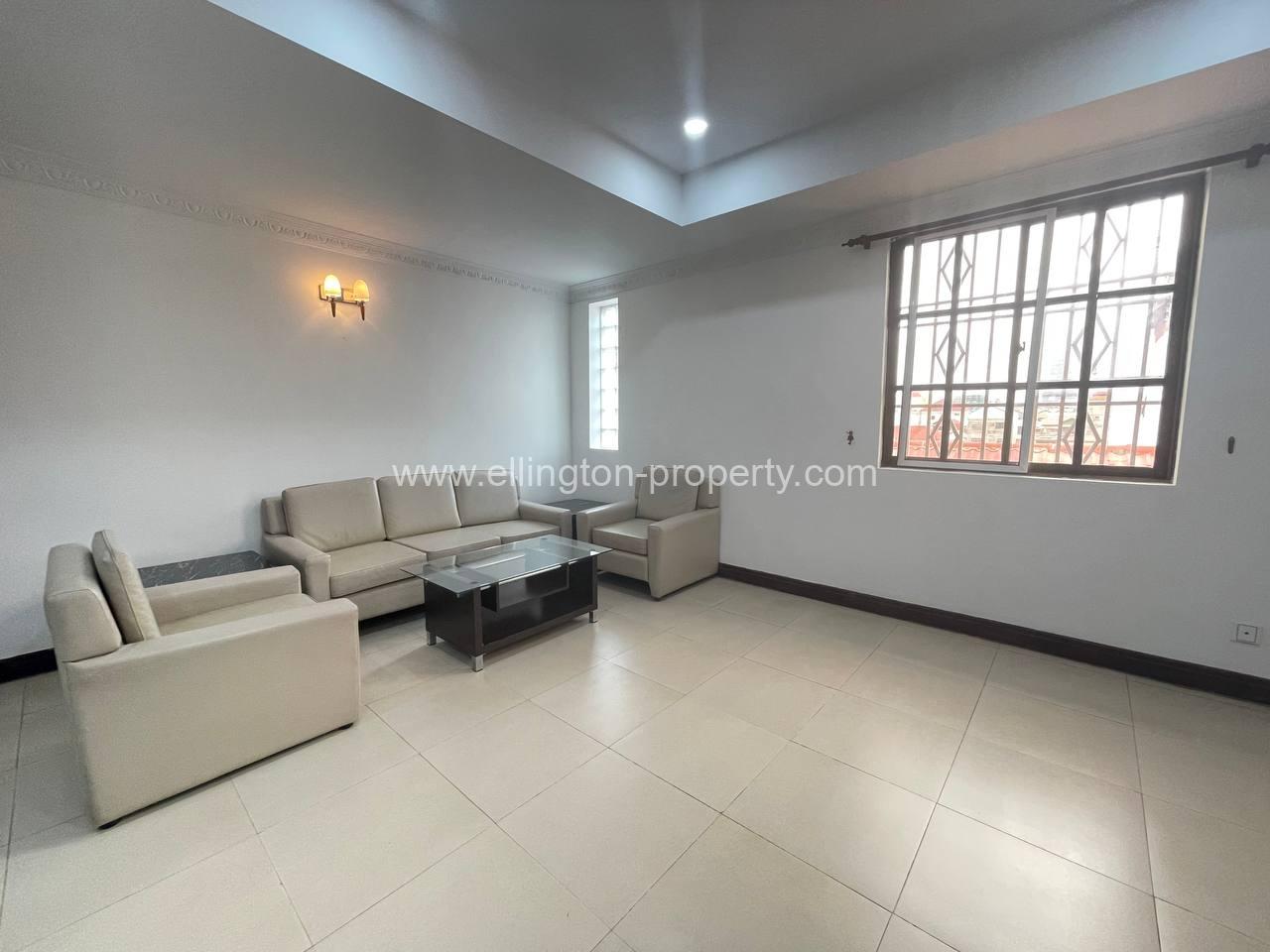 Two Bedrooms Service Apartment For Rent In Daun Penh Area - Ellington Property