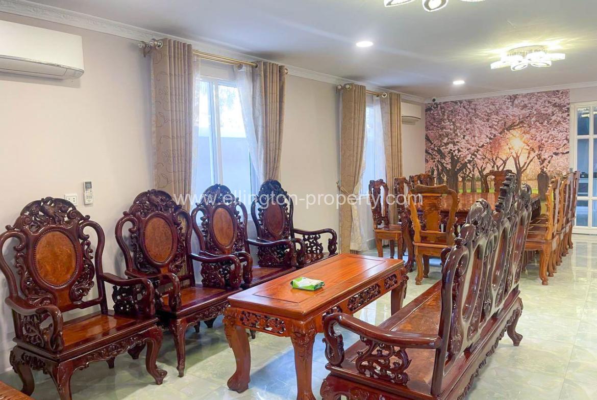 Twin Villa For Rent In Borey Peng Houth - Ellington Property