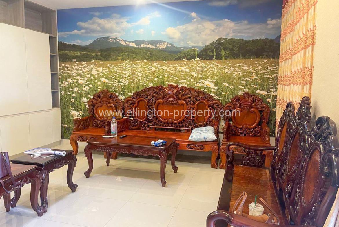 Twin Villa For Rent In Borey Peng Houth - Ellington Property