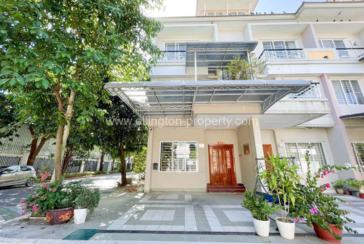 Villa For Rent In Borey Peng Houth - Ellington Property