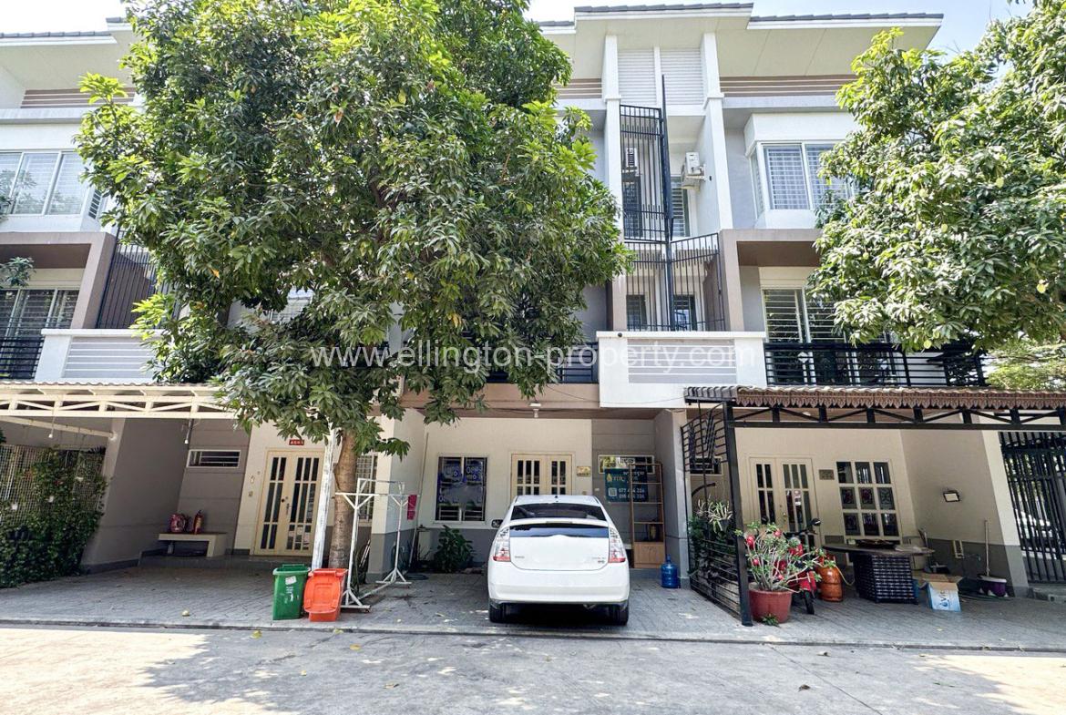 La Villa For Rent In Borey Peng Houth Boueng Snor - Ellington Property