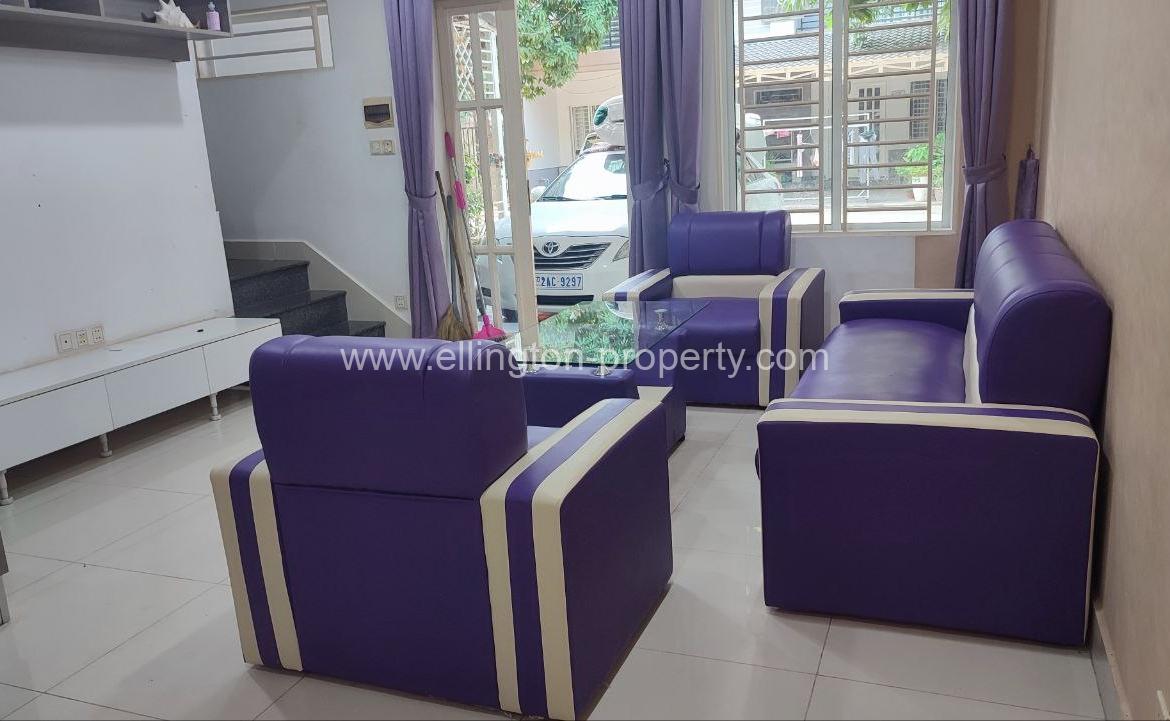 La Villa For Rent In Borey Peng Houth Boueng Snor - Ellington Property