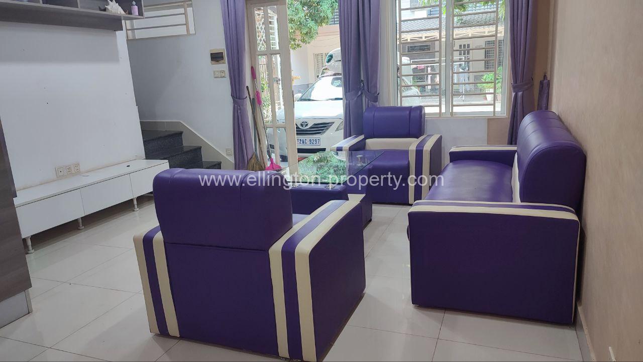 La Villa For Rent In Borey Peng Houth Boueng Snor - Ellington Property