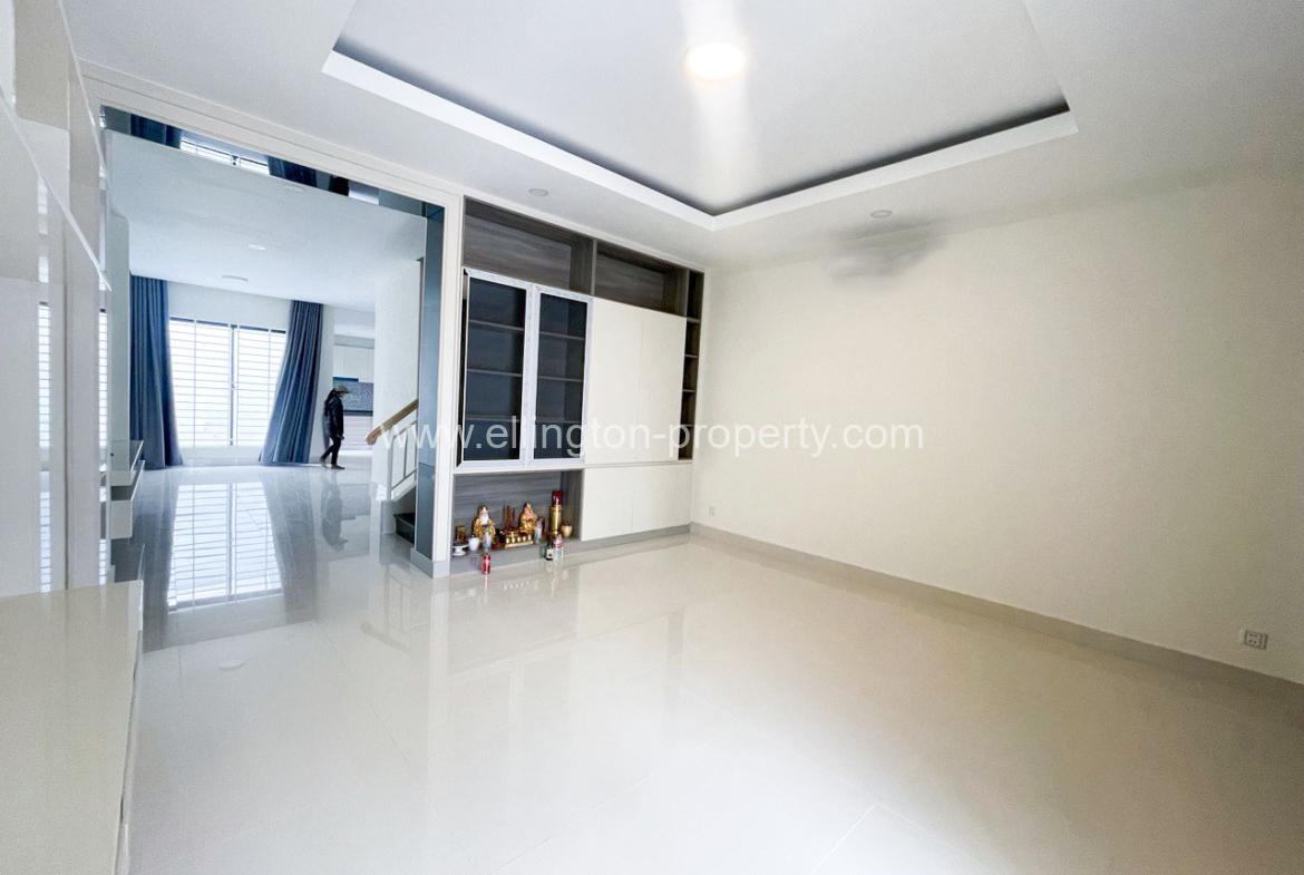 Link House La For Rent At Borey Peng Houth Beong Snor - Ellington Property