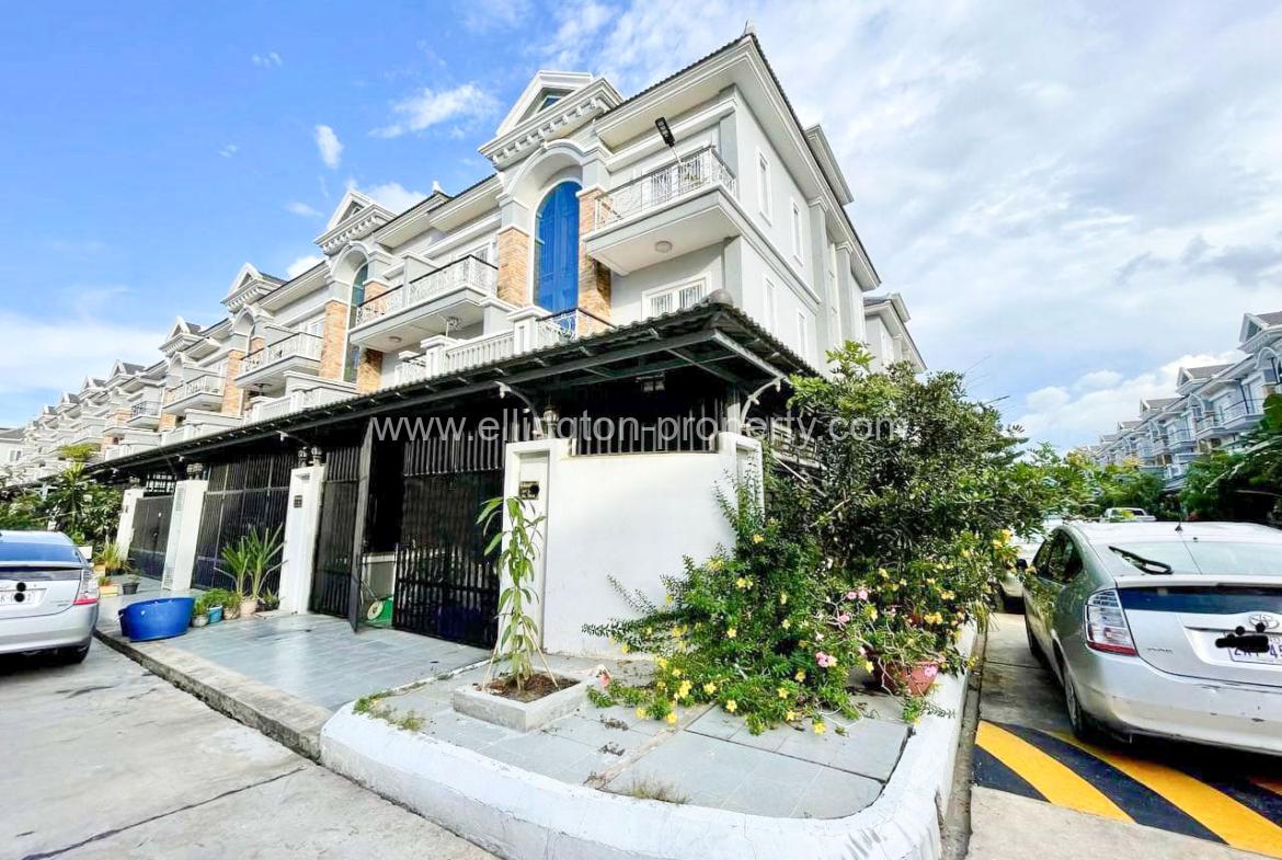 Twin Villa For Rent At Borey Vimean Phnom Penh (aeon 2) - Ellington Property