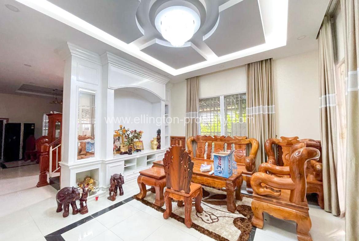 Twin Villa For Rent At Borey Vimean Phnom Penh (aeon 2) - Ellington Property