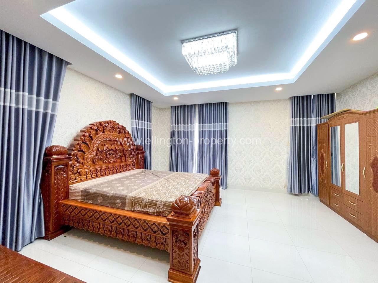 Twin Villa For Rent At Borey Vimean Phnom Penh (aeon 2) - Ellington Property