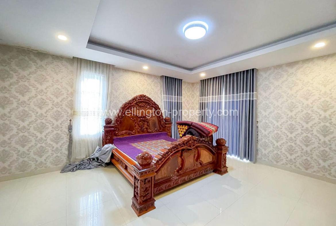 Twin Villa For Rent At Borey Vimean Phnom Penh (aeon 2) - Ellington Property